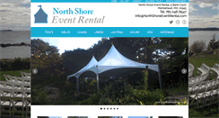 Desktop Screenshot of northshoreeventrental.com