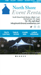 Mobile Screenshot of northshoreeventrental.com