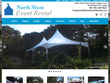 Tablet Screenshot of northshoreeventrental.com